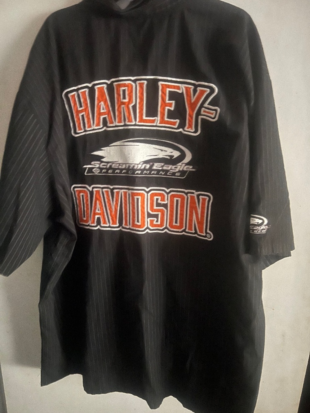 Harley Davidson Screamin' Eagle Button Front Shirt , Size XXL
